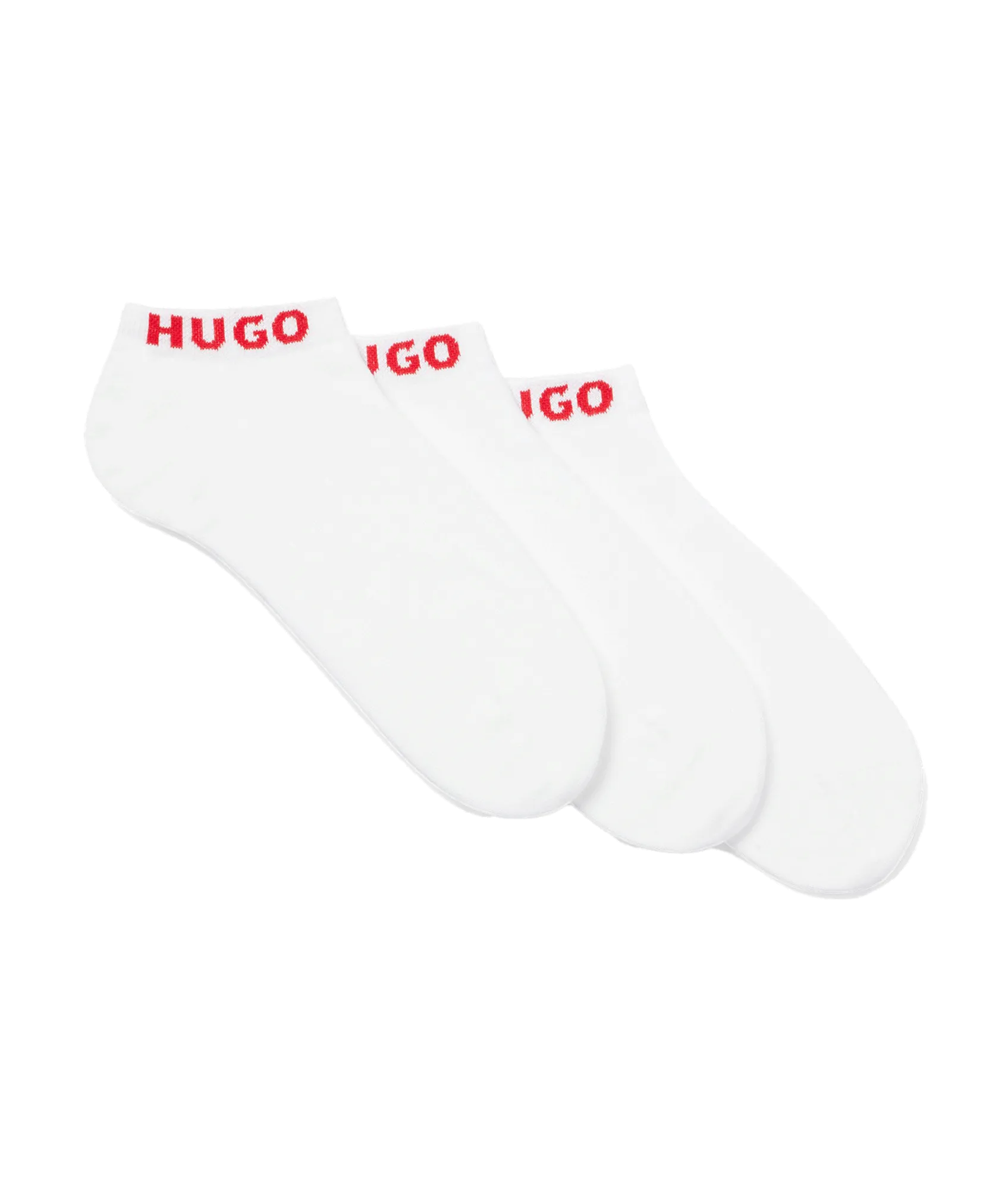 3P AS UNI CC Three Pack of Ankle Socks - White-100