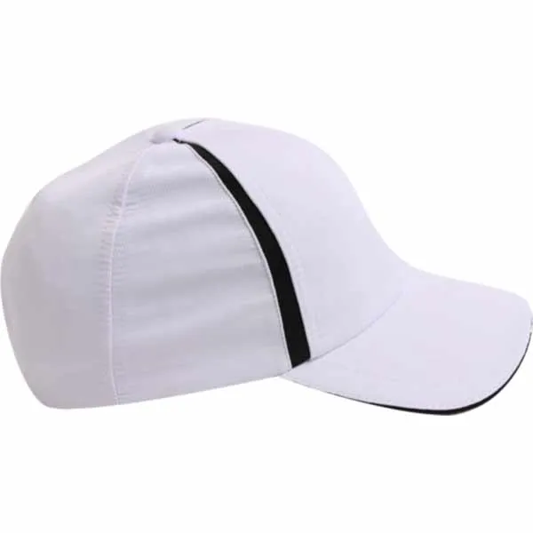 AHEAD Textured White/Black Poly Active Sport Cap