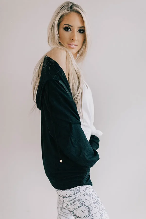 Always On Cabin Time Jacket In Black