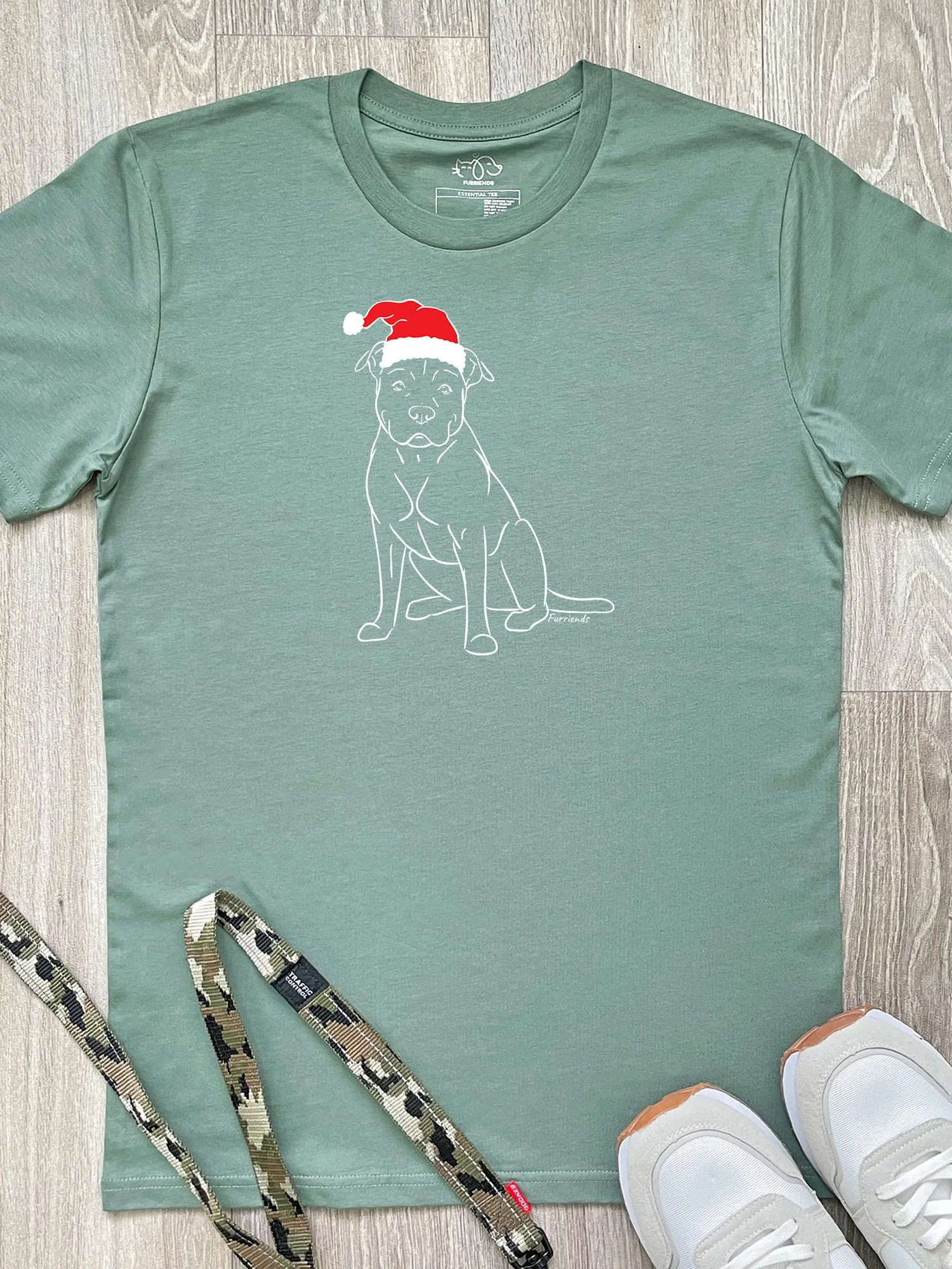 American Staffordshire Terrier Christmas Edition Essential Unisex Tee