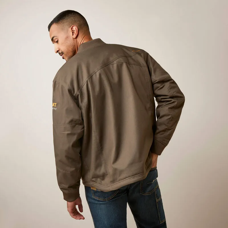 Ariat Men's Rebar Stretch Canvas Bomber Jacket