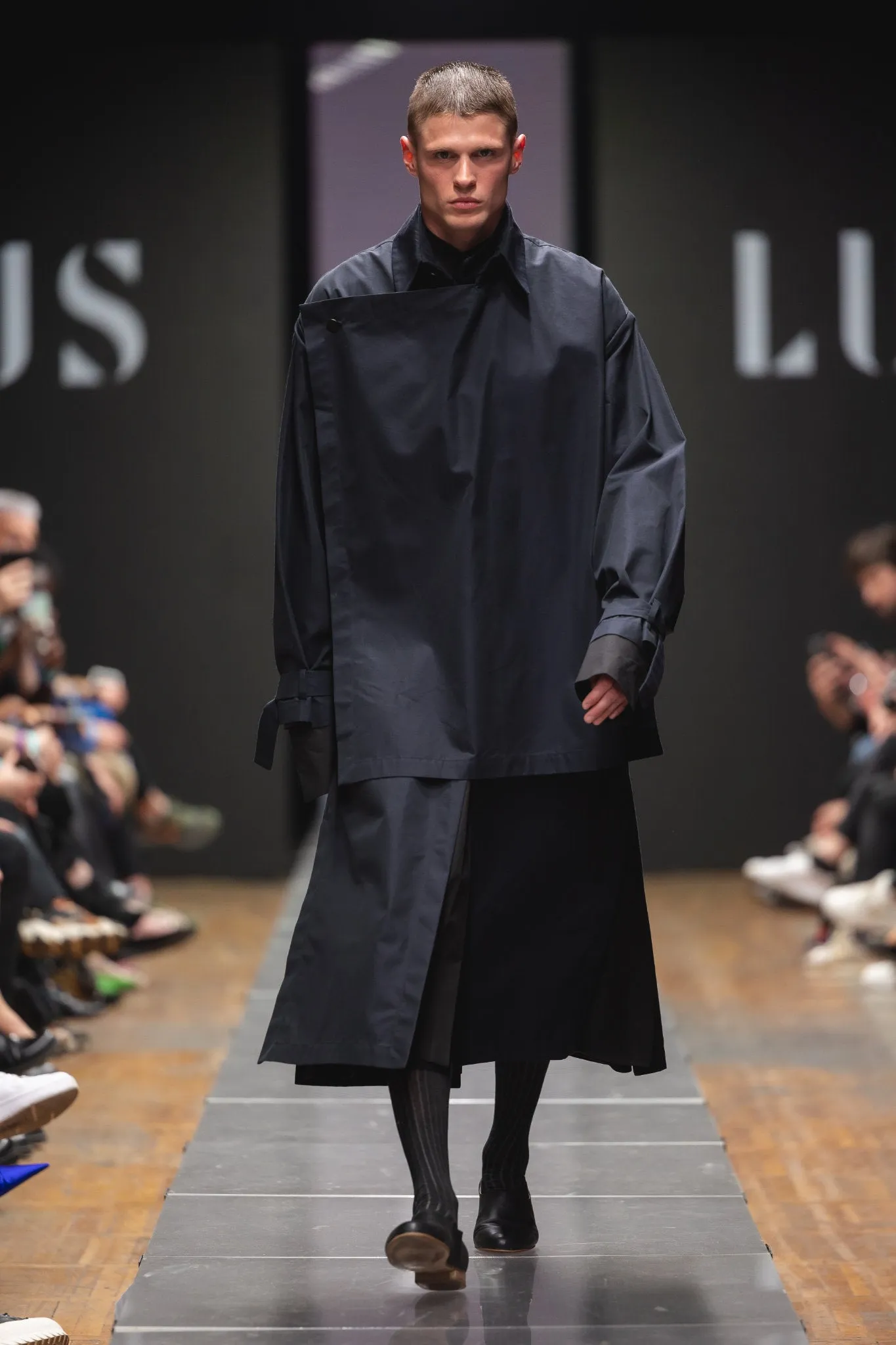 Asymmetric Twill Coat