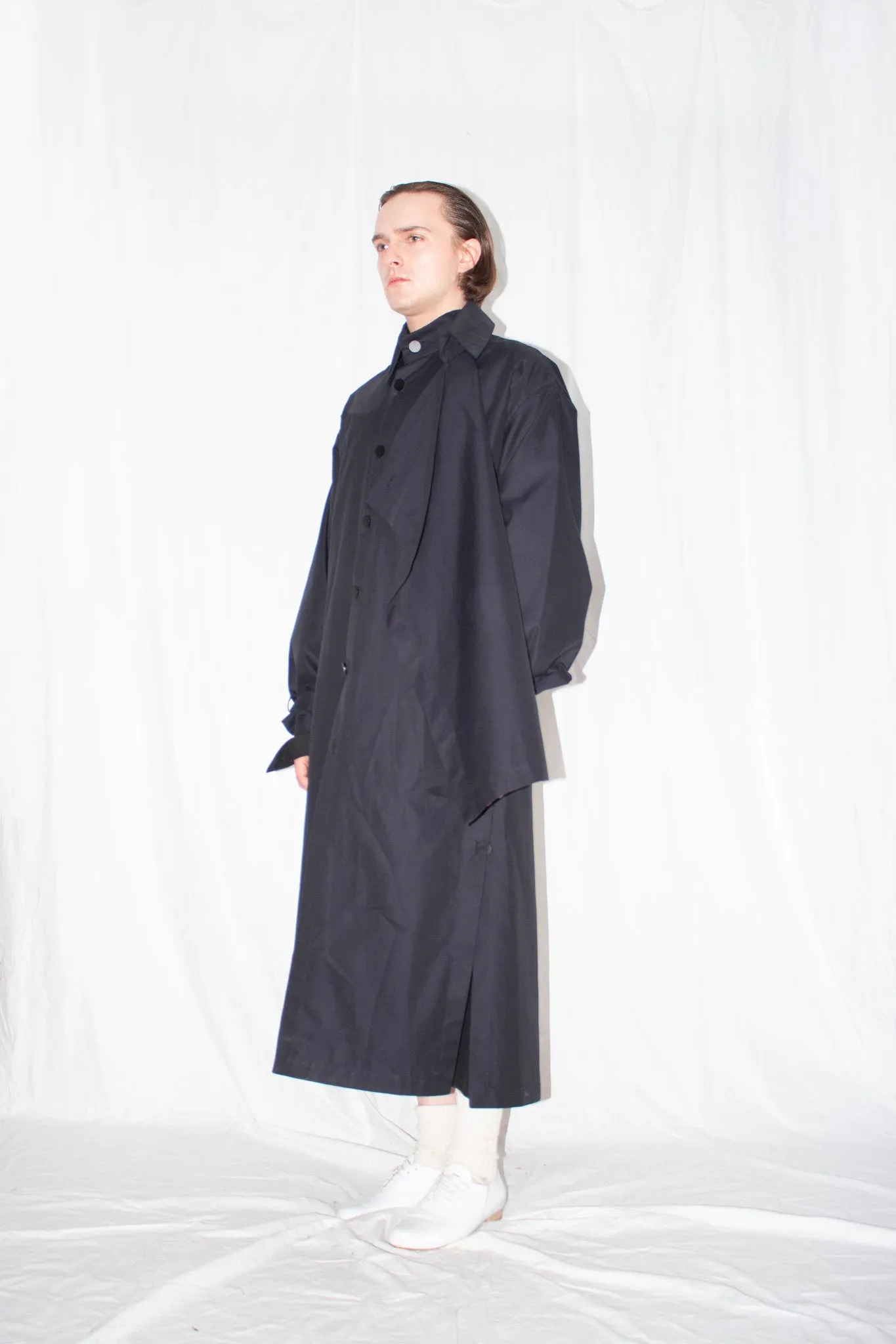 Asymmetric Twill Coat