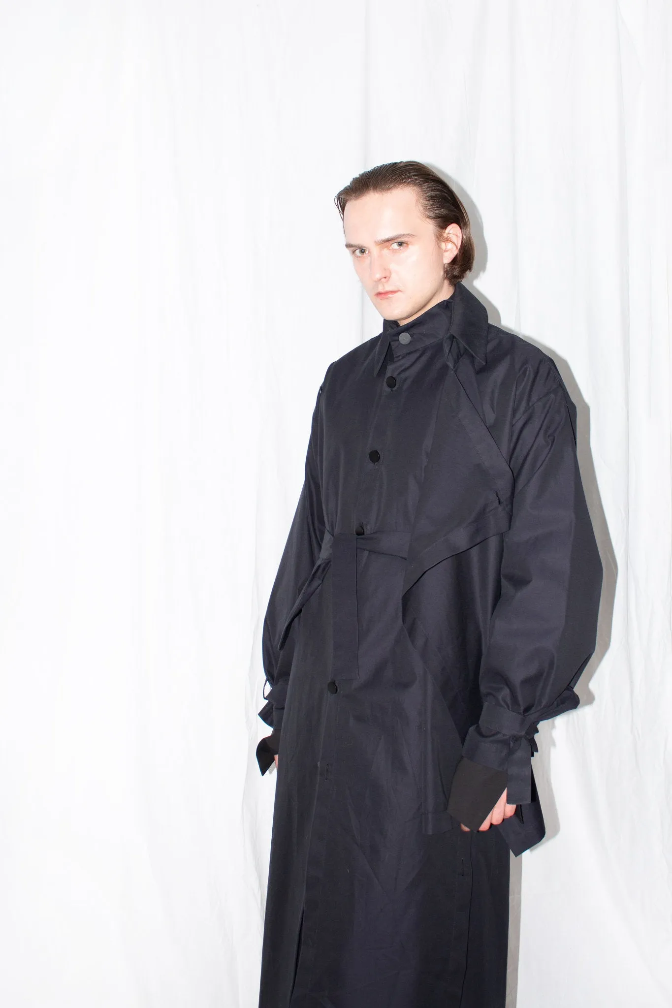 Asymmetric Twill Coat