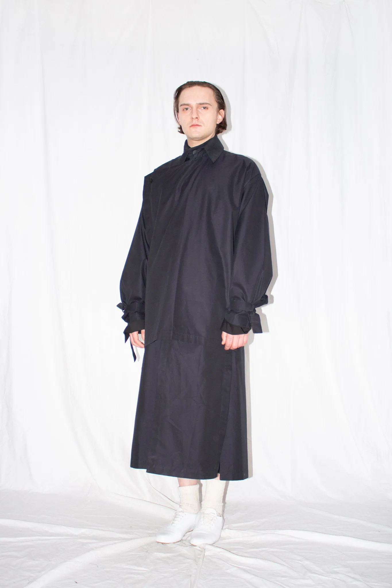 Asymmetric Twill Coat