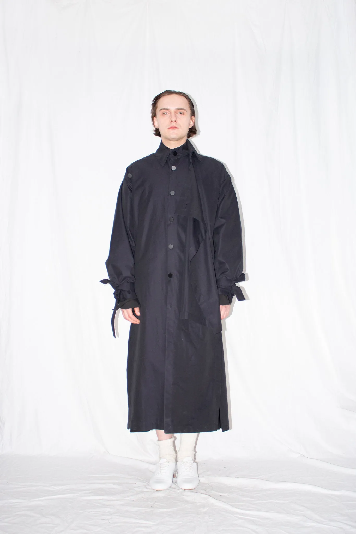 Asymmetric Twill Coat