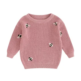 Baby (to 24M) Deluxe Girls Sweater - BUMBLEBEES