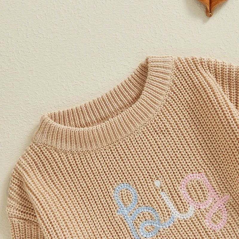 Baby Toddler Girls Deluxe Sweater - BIG SISTER