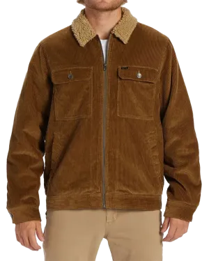 Barlow Sherpa Cord Jacket in Almond