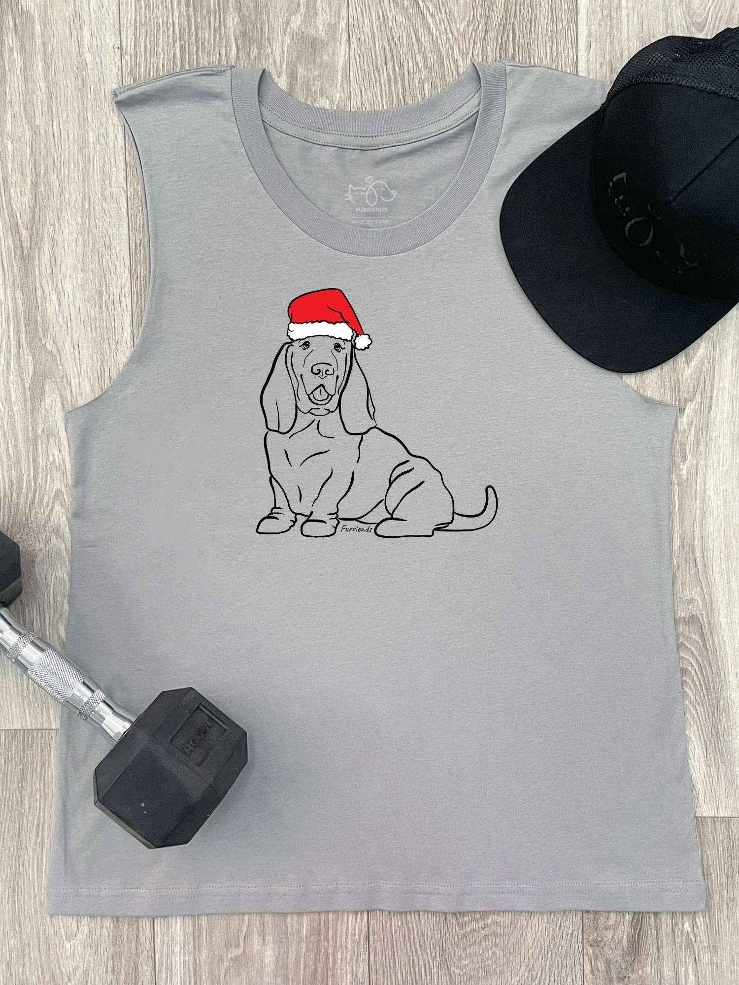 Basset Hound Christmas Edition Marley Tank