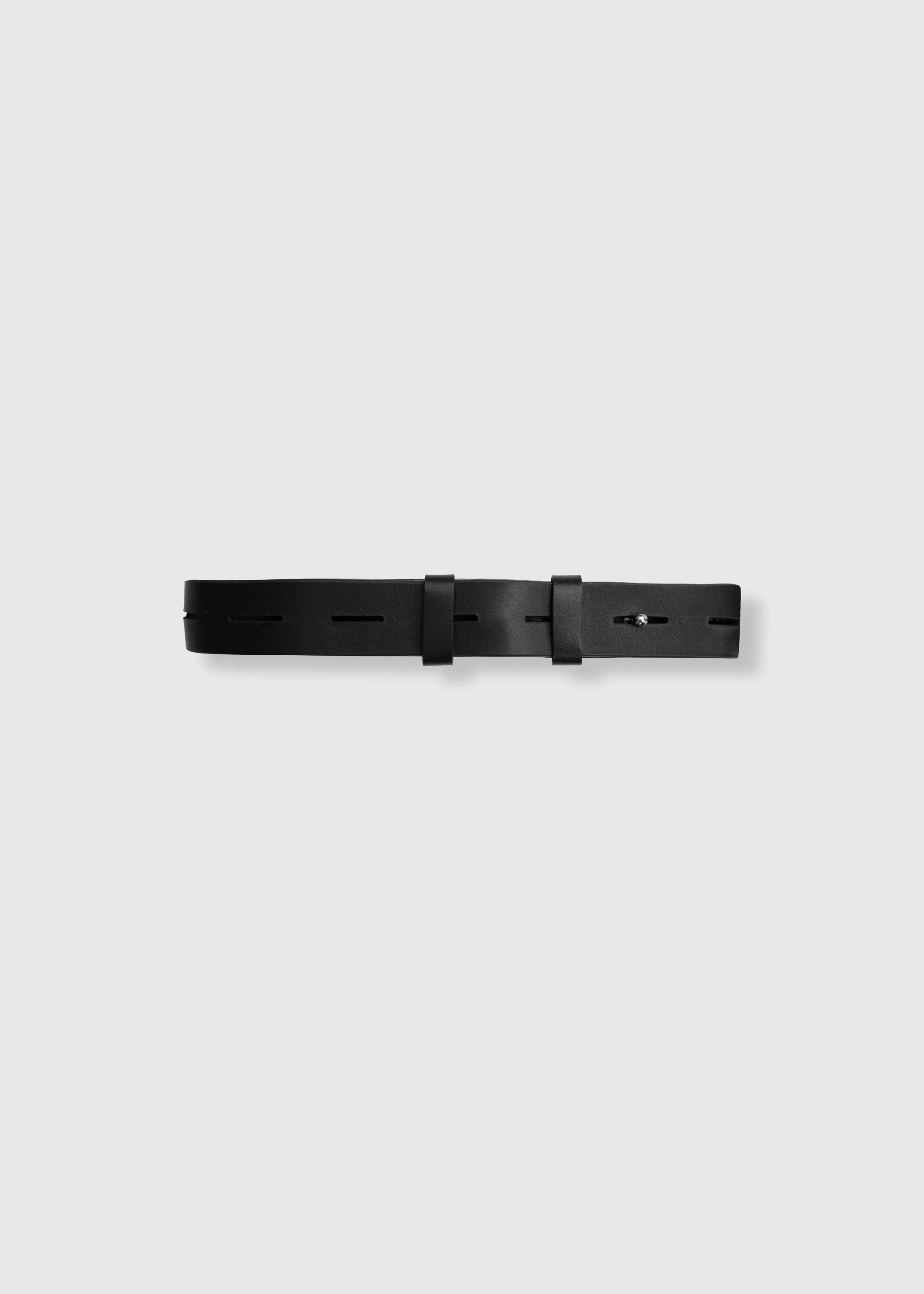 Black Leather Belt