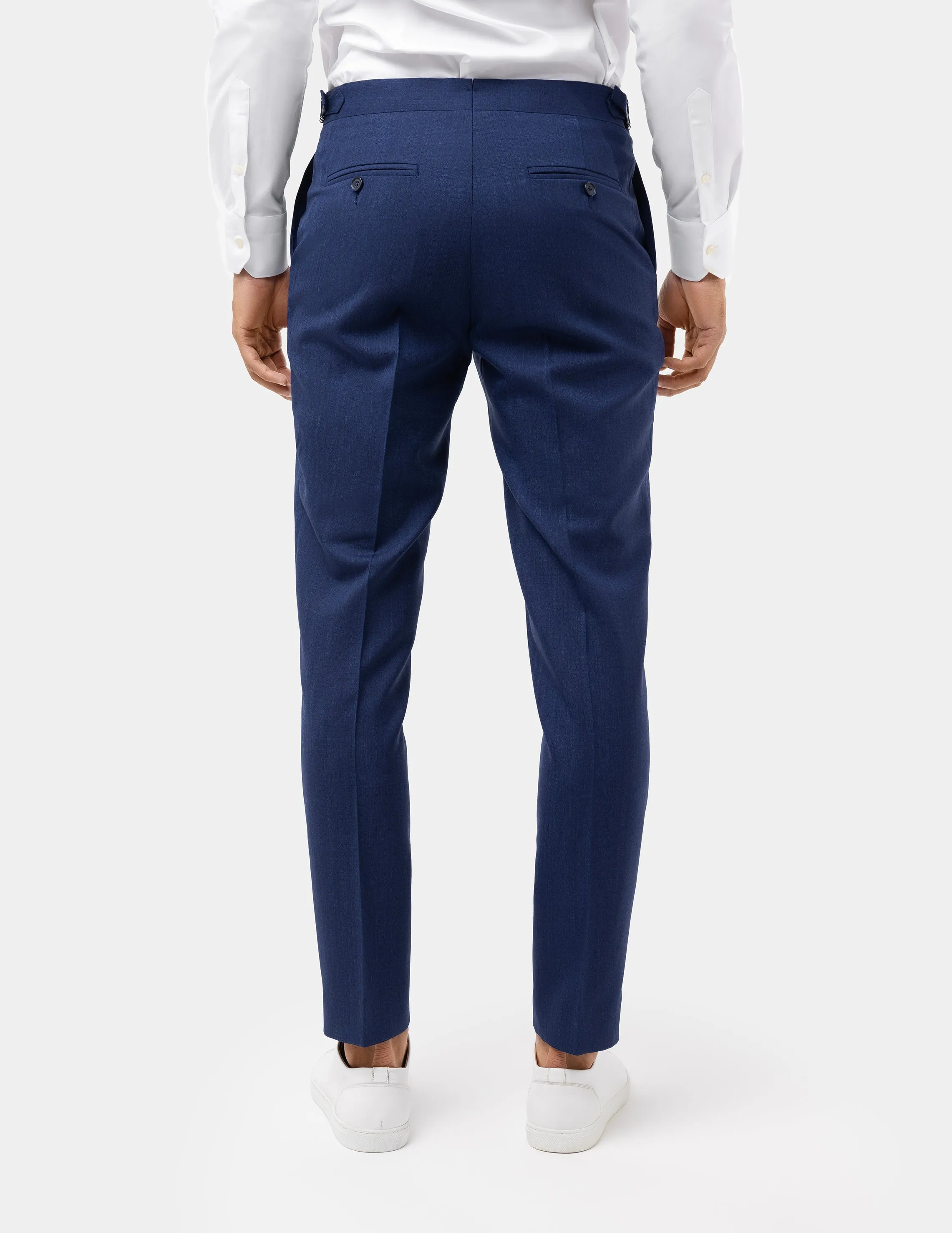 Blue Wool Trousers