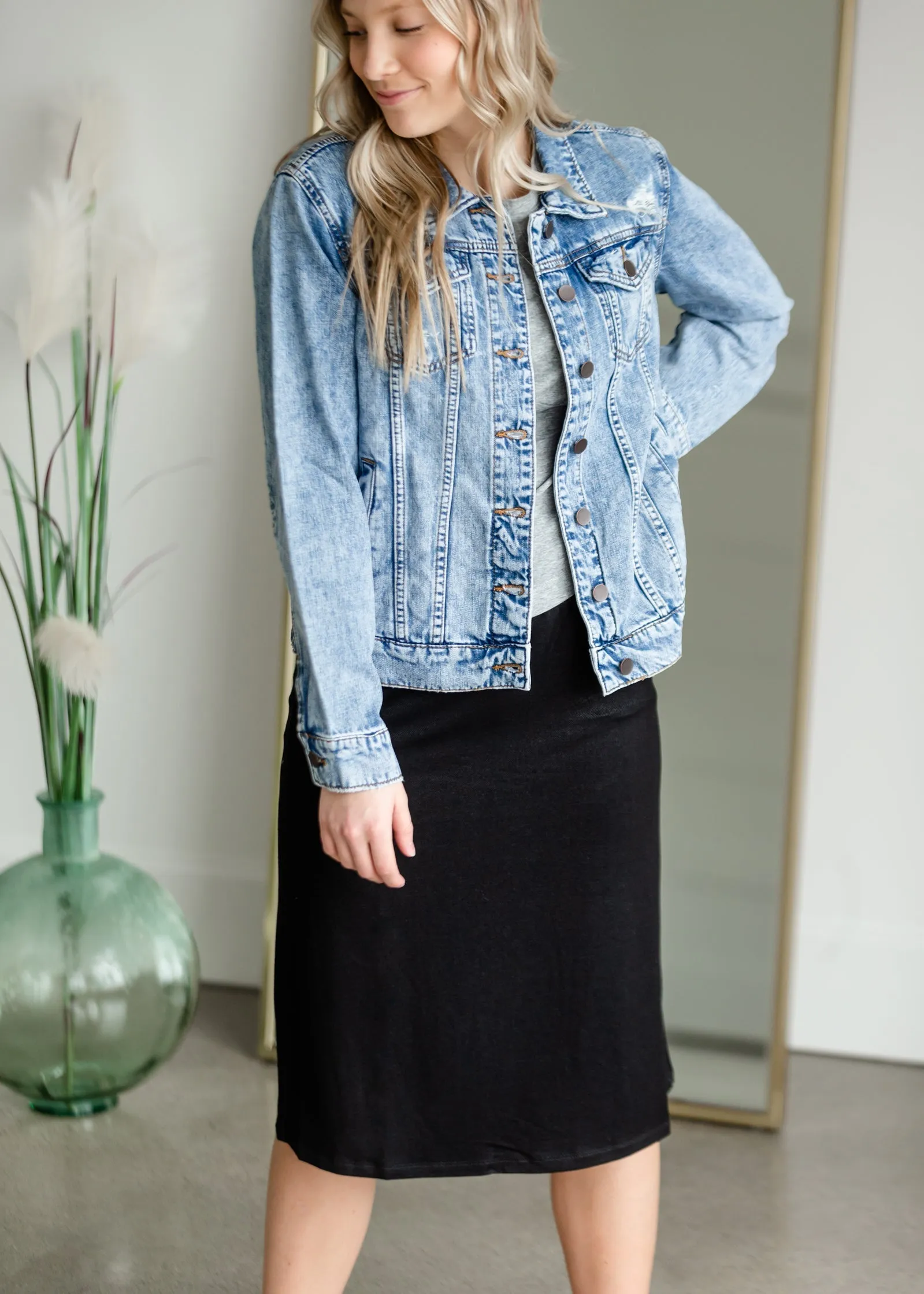 Boyfriend Denim Jean Jacket - FINAL SALE