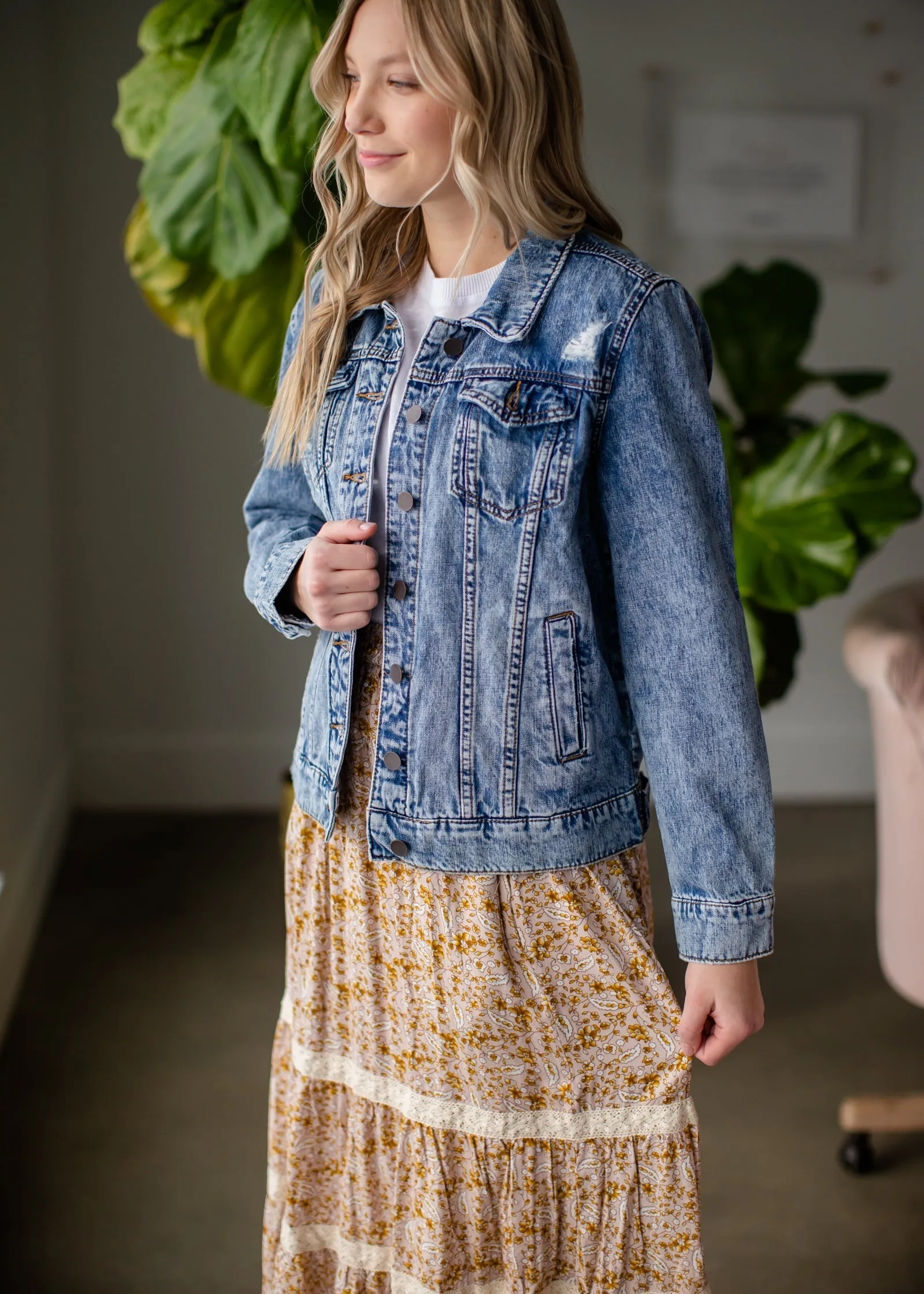 Boyfriend Denim Jean Jacket - FINAL SALE