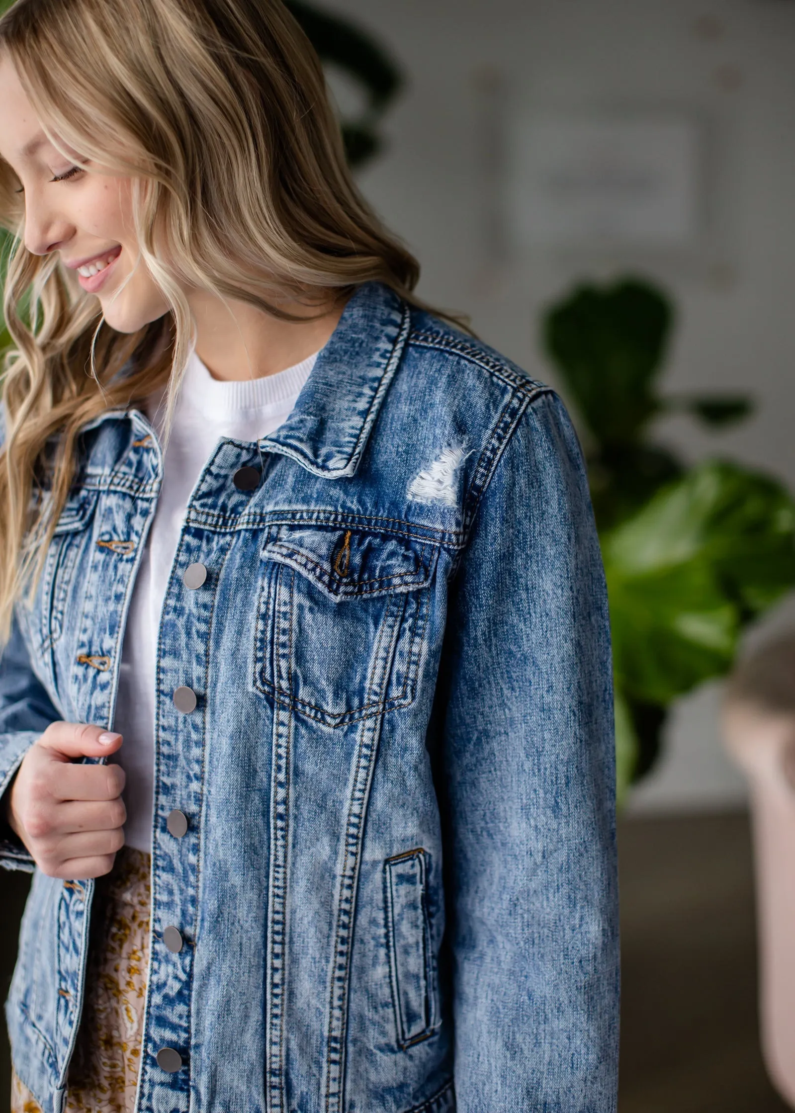 Boyfriend Denim Jean Jacket - FINAL SALE