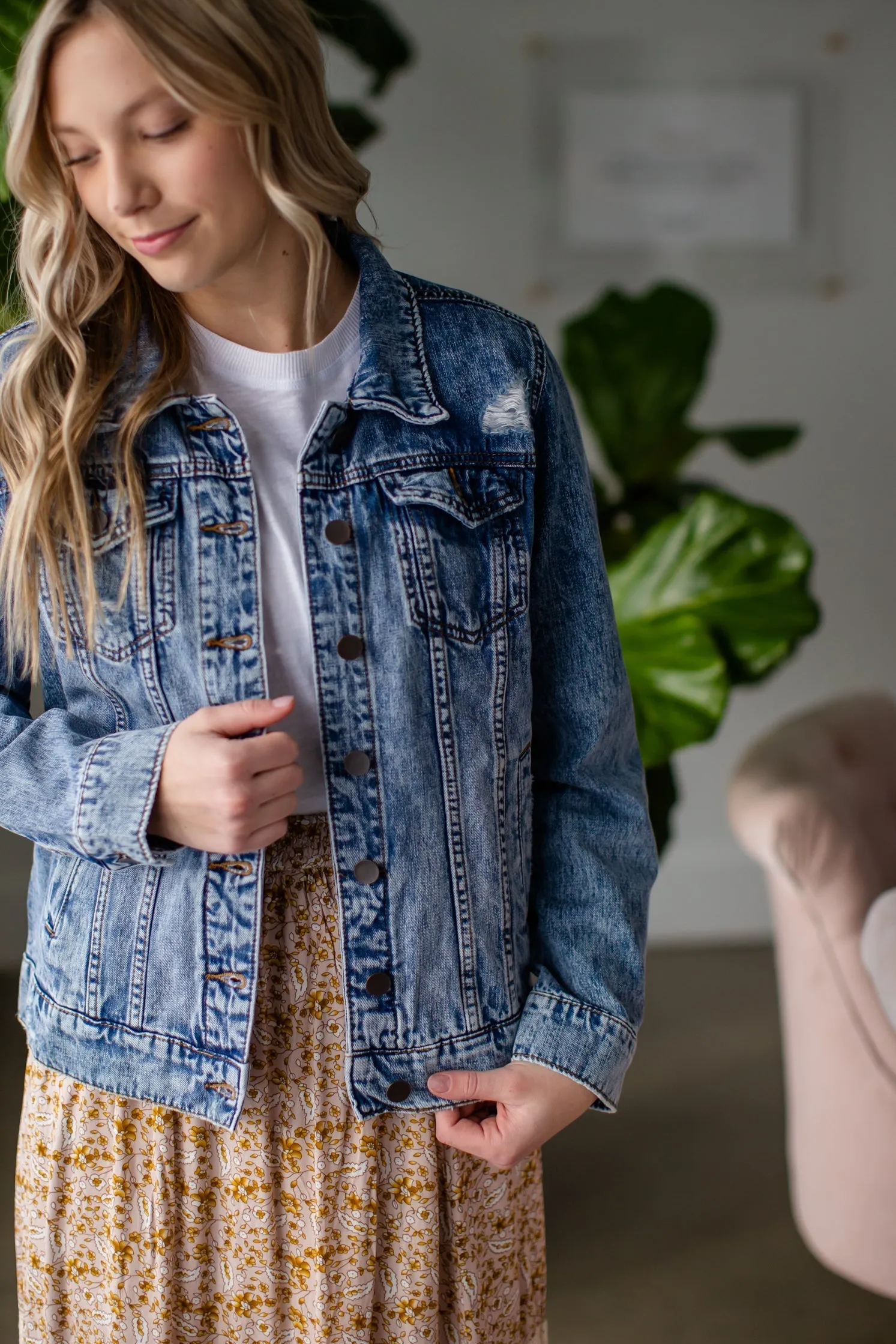 Boyfriend Denim Jean Jacket - FINAL SALE