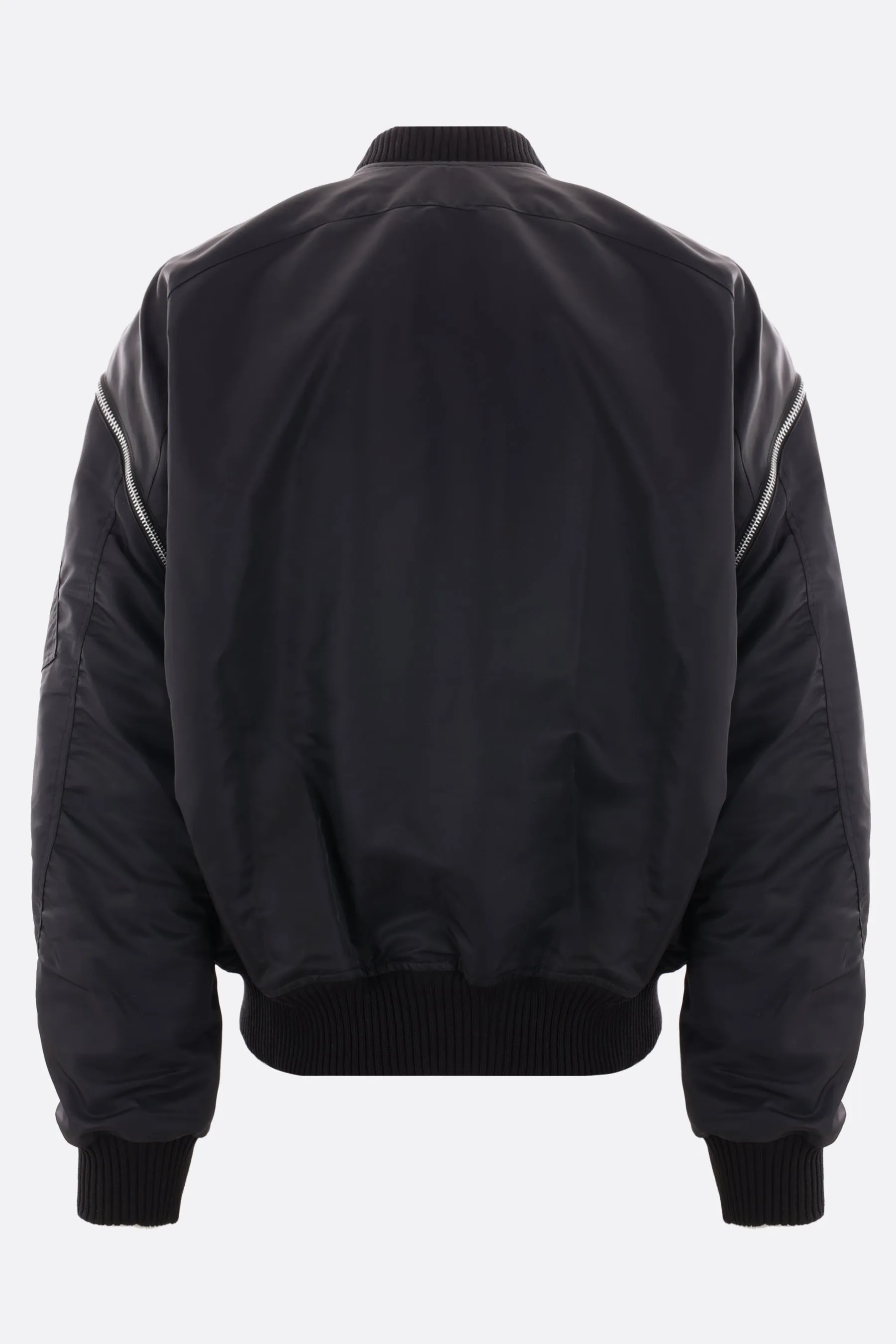 British Bulldog padded reversible bomber jacket in nylon and viscose