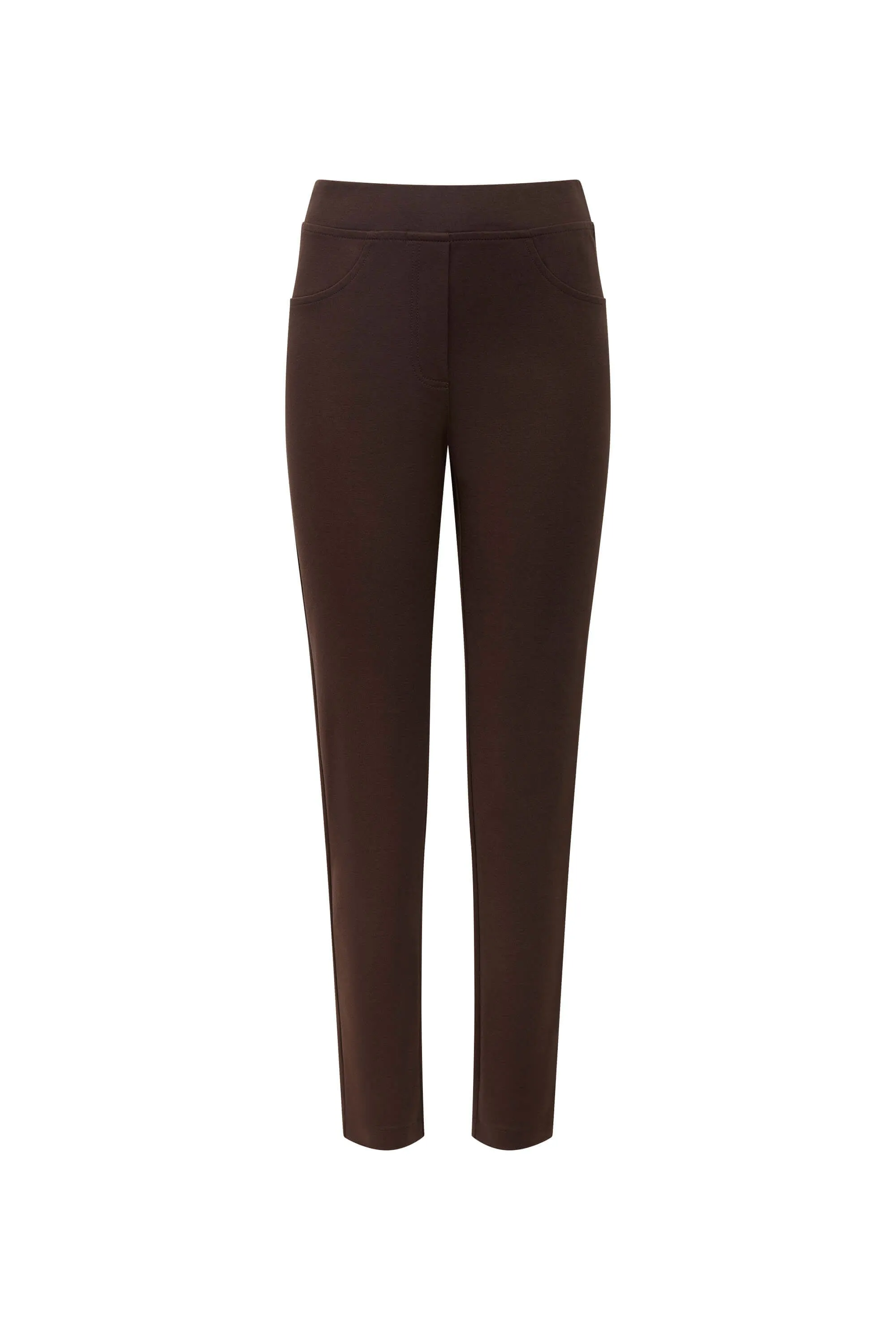 Brown Cigarette Trousers