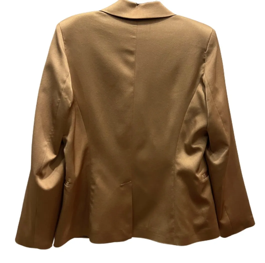 Brushed Bronze Satin Blazer