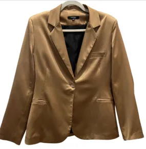 Brushed Bronze Satin Blazer