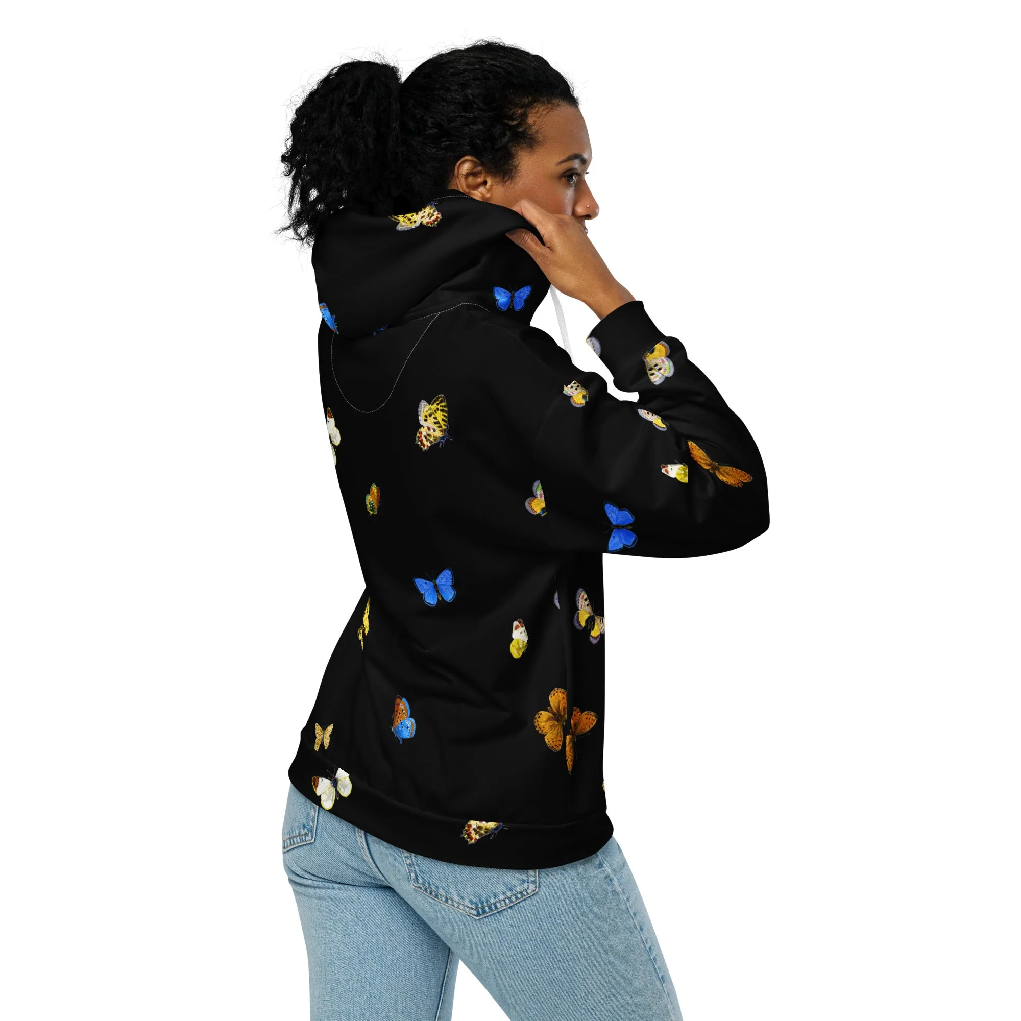 Butterfly Unisex zip hoodie