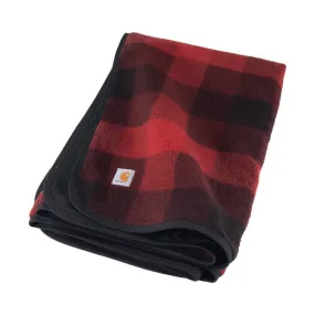 Carhartt Sherpa Lined Dog Blanket - Hubbard Plaid