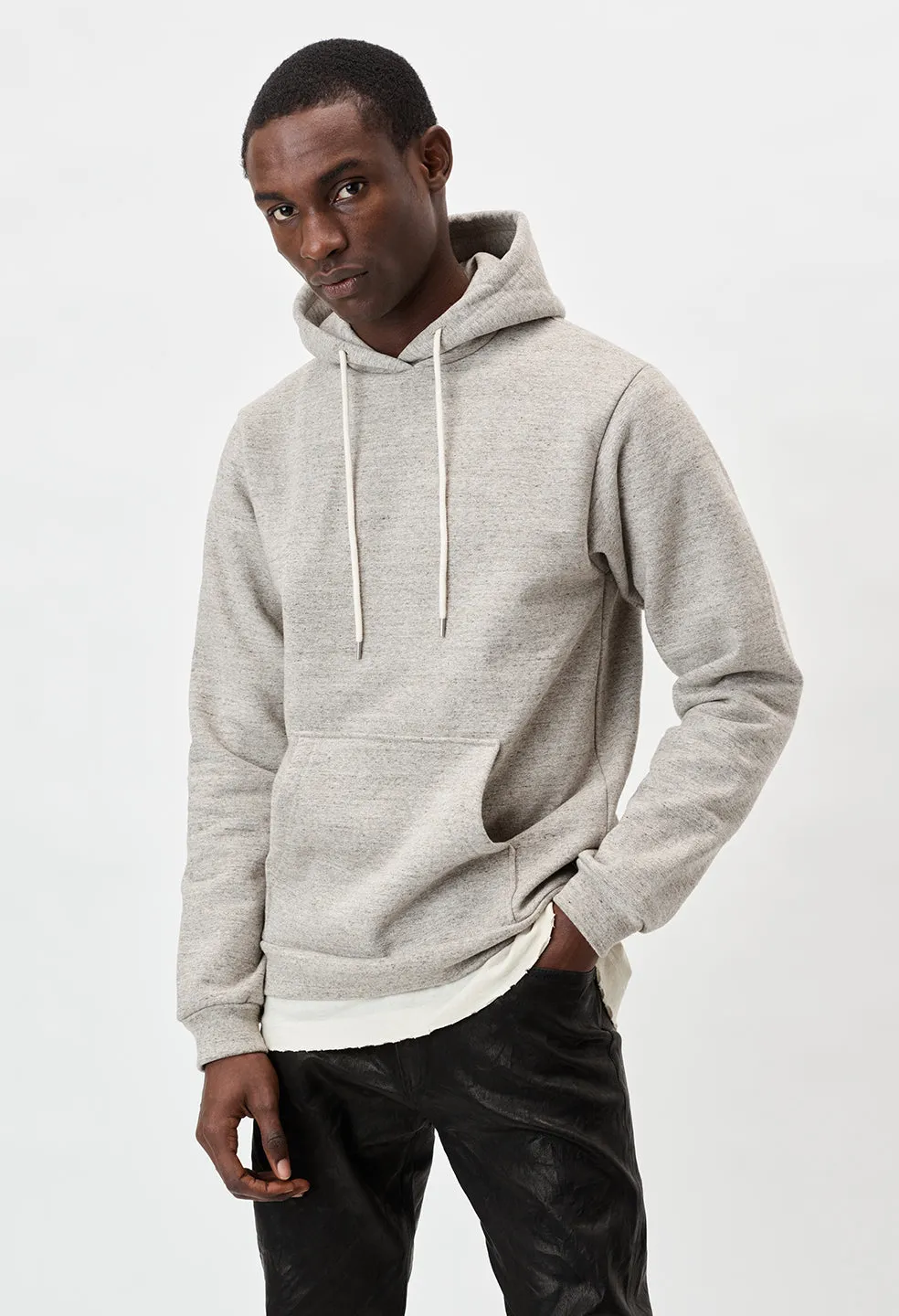 Cashmere Fleece Beach Hoodie / Heather Oatmeal