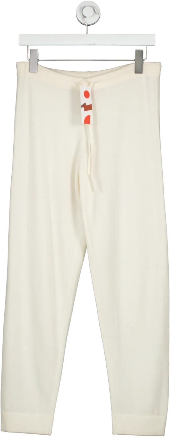 Cashmere In Love Cream Sarah Knit Trousers UK M