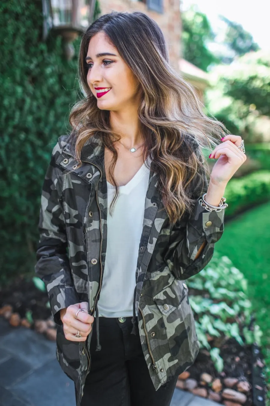 Cassie Camo Cargo Jacket