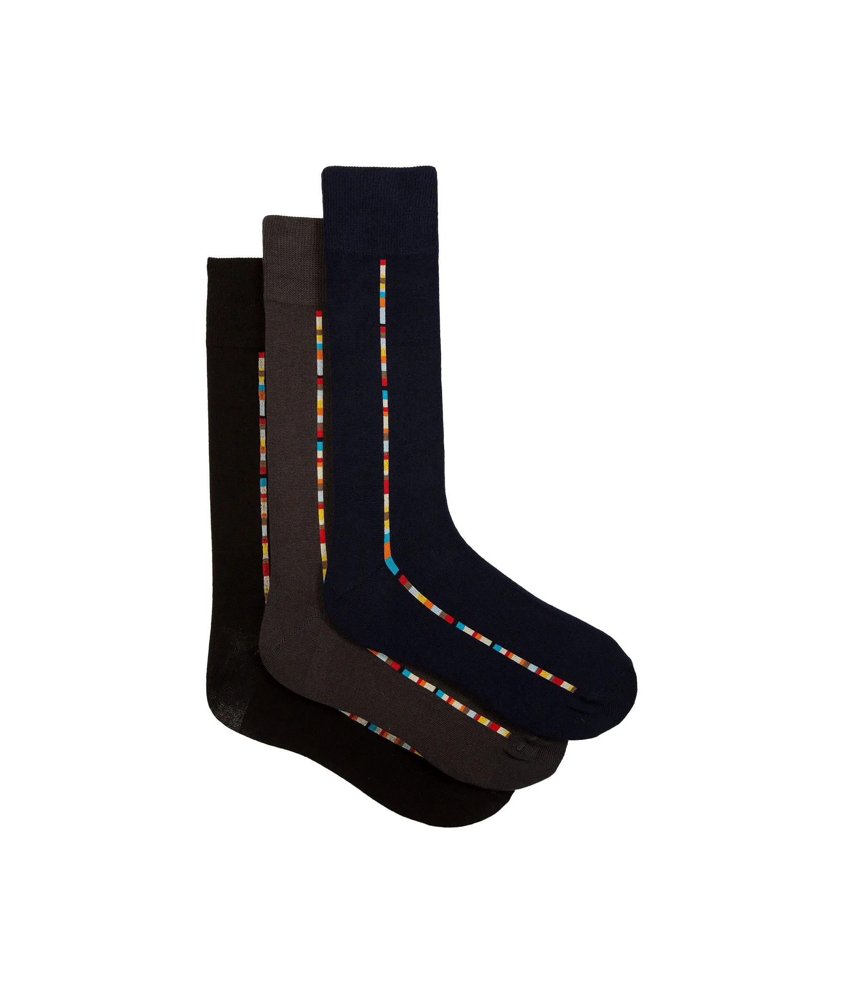 Central 'Signature Stripe' Socks Three Pack - Multi