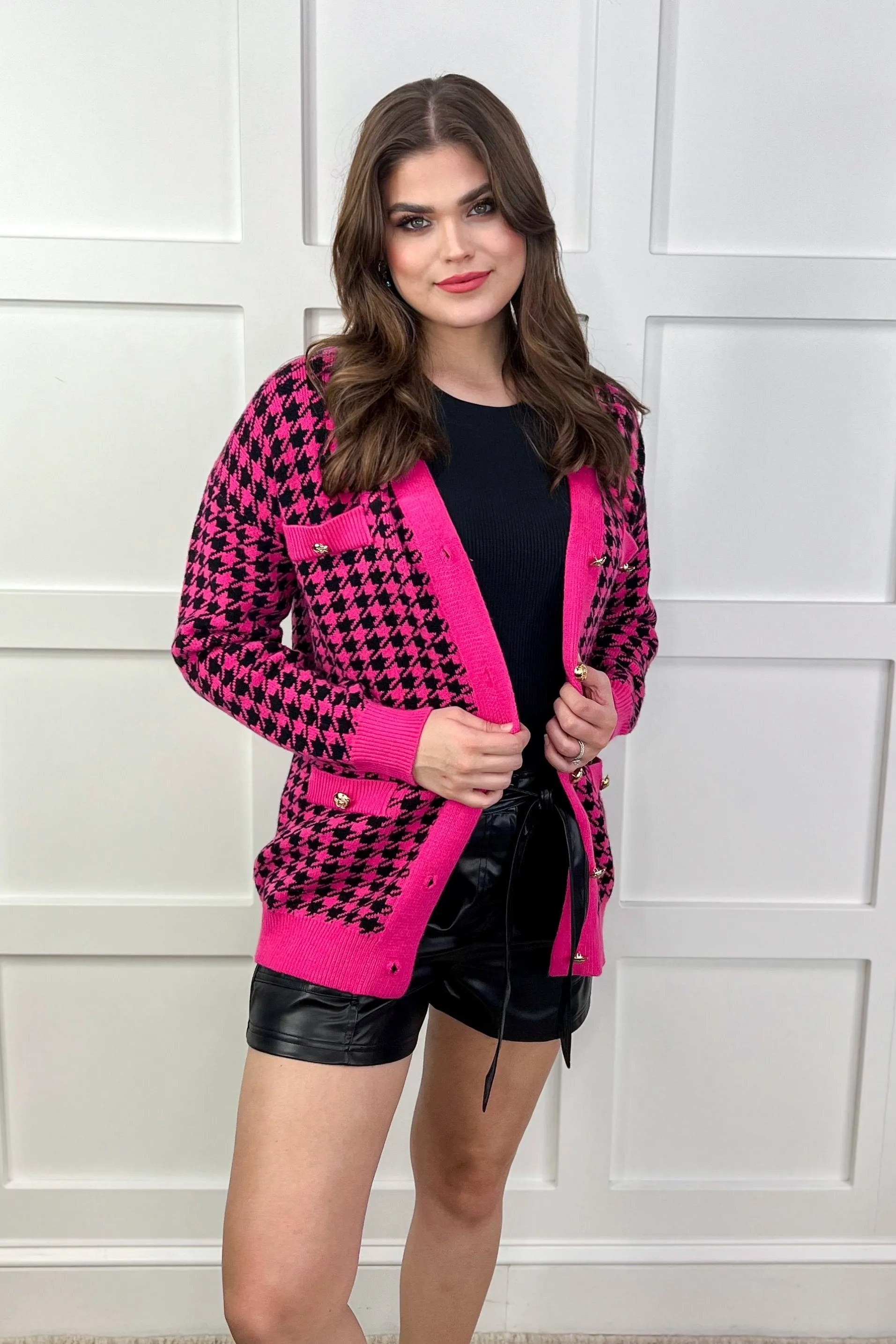 City of Love Houndstooth Jacket