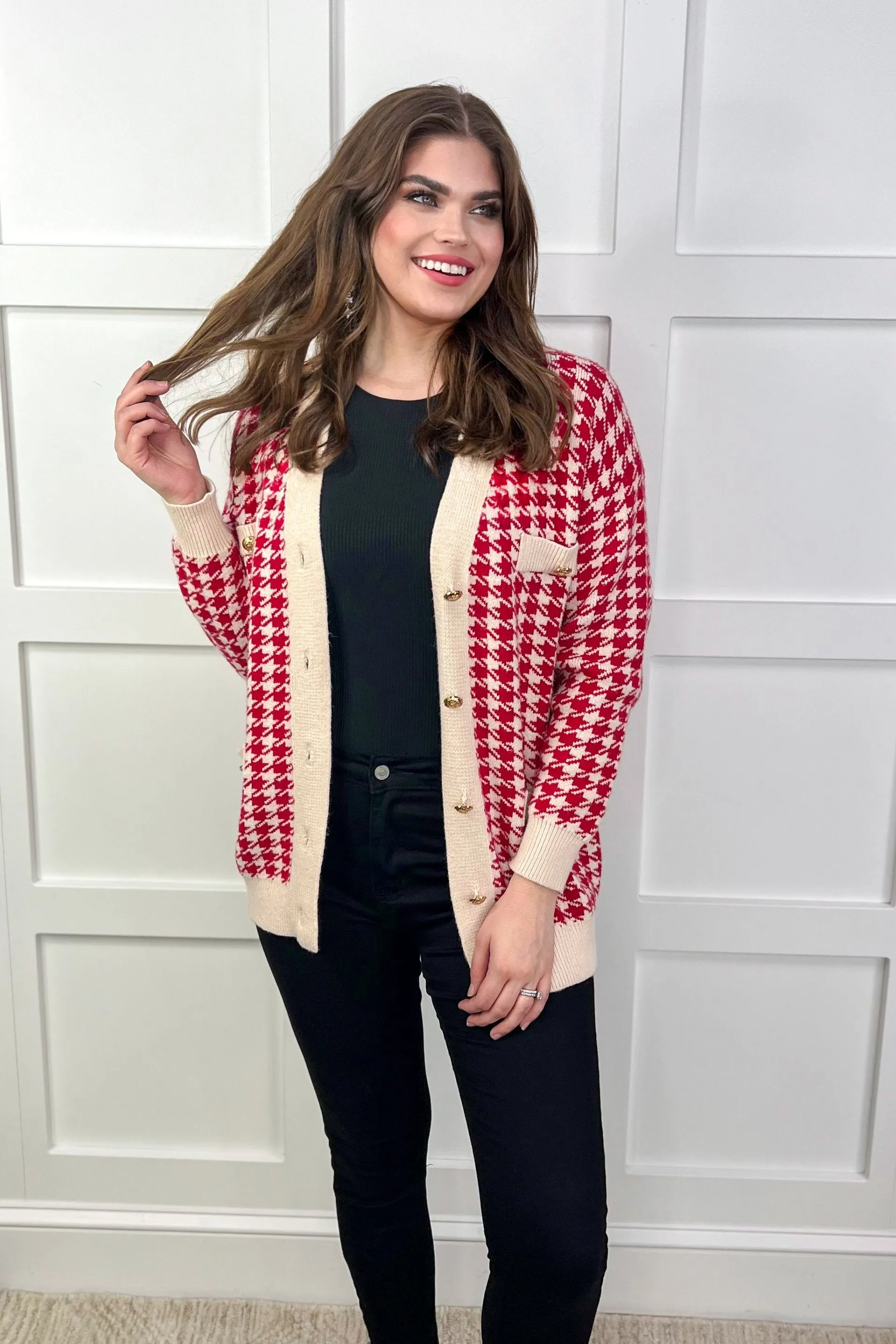 City of Love Houndstooth Jacket