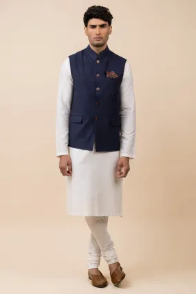 Classic Single Bundi With Flap Pockets