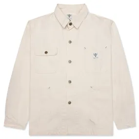 Coverall 10oz Cotton Canvas - Off White