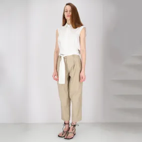 CROPPED TROUSER BEIGE