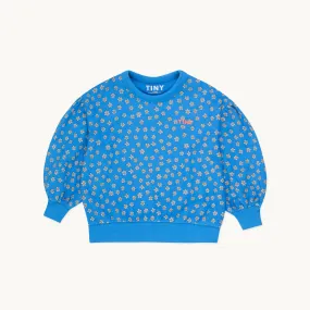 Daisies Sweatshirt – blue