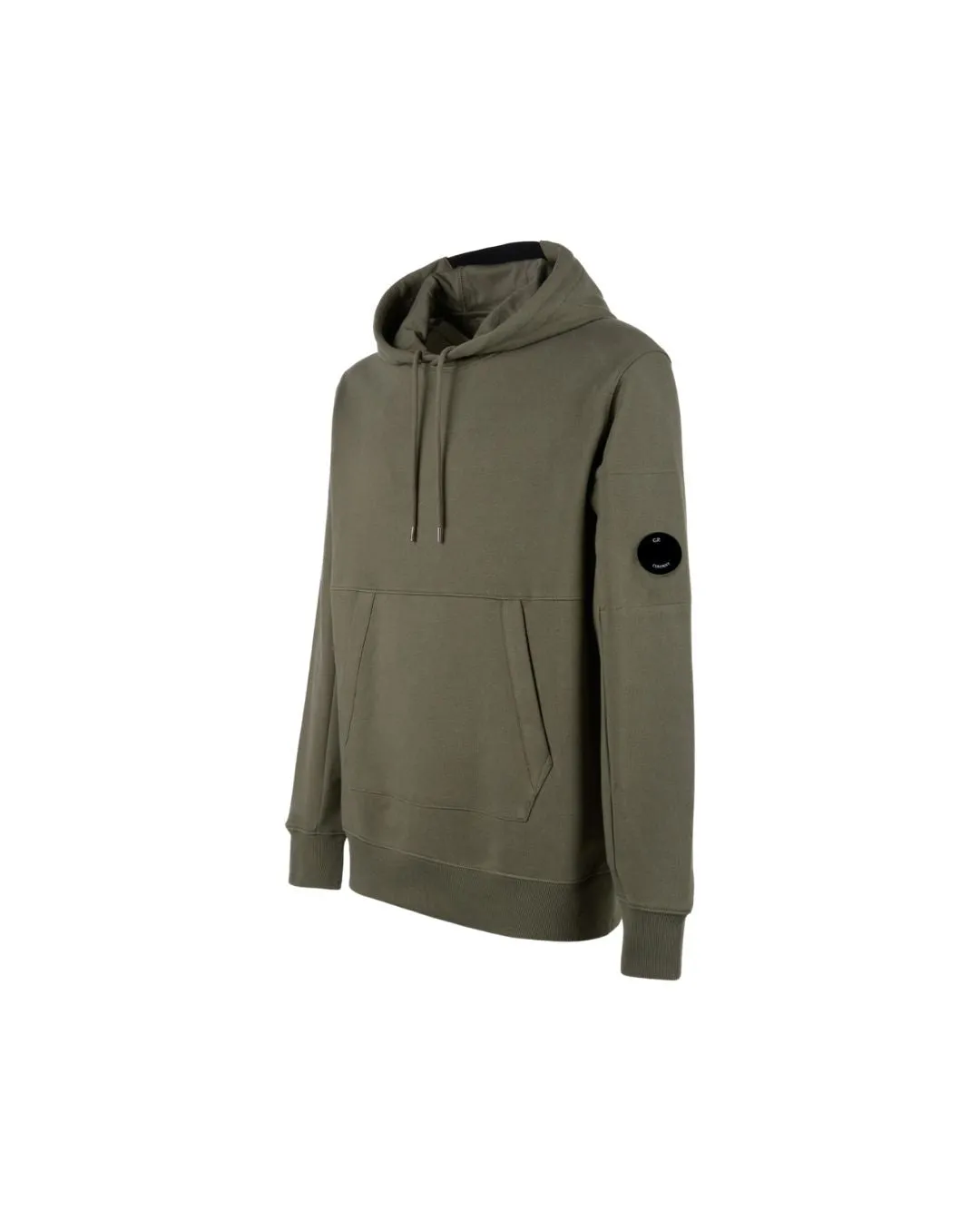 Diagonal Raised Fleece Hoodie