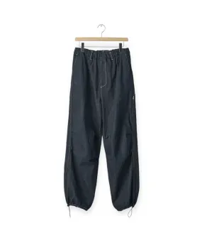 ECO DENIM SIDE ZIP EASY TROUSERS "INDIGO"