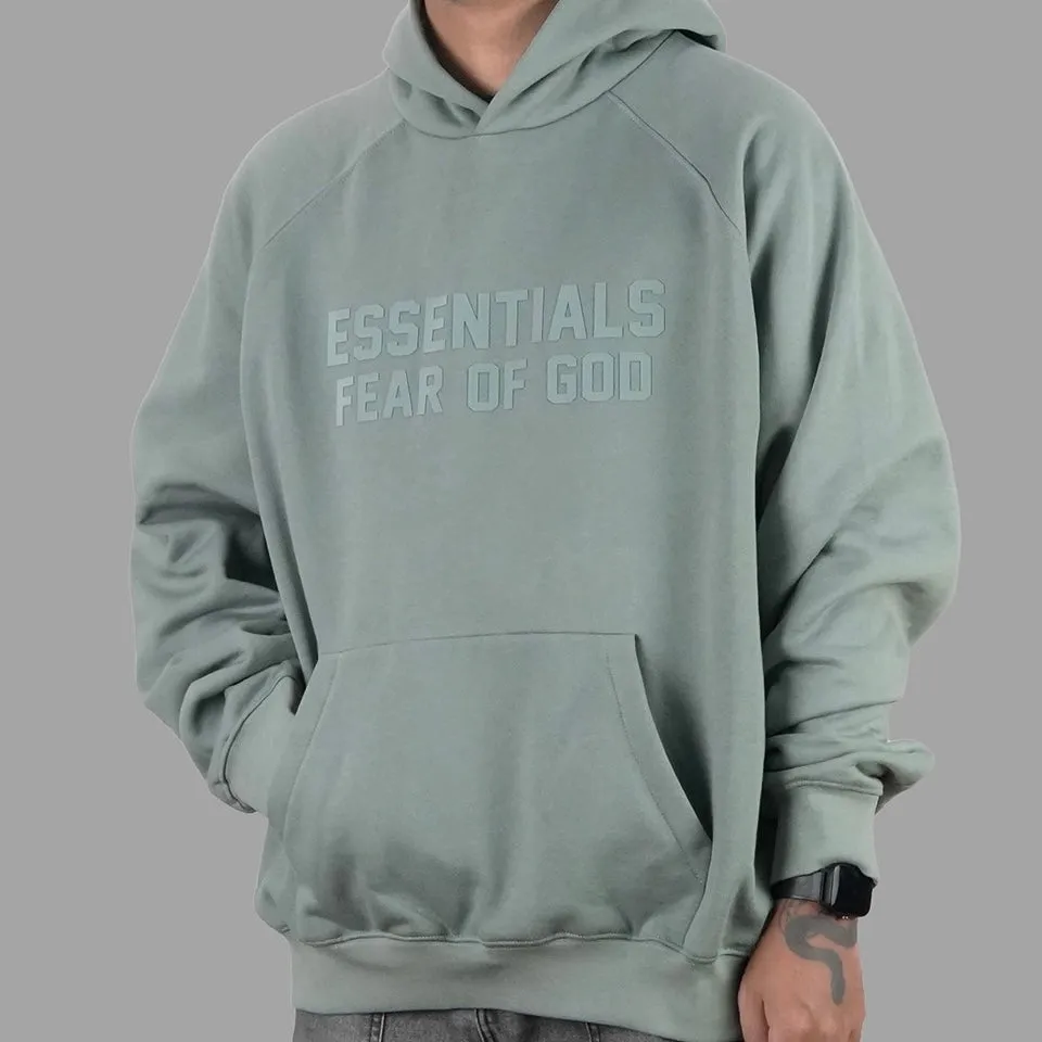 Sycamore Fear of God Essentials Chest Logo Hoodie - Stylish, Premium Quality