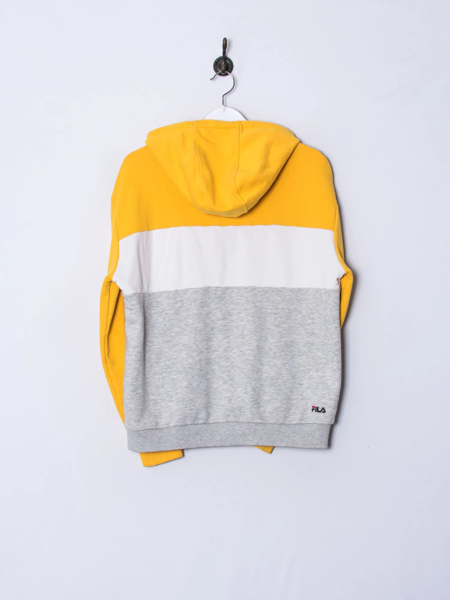 Fila Yellow & White Hoodie