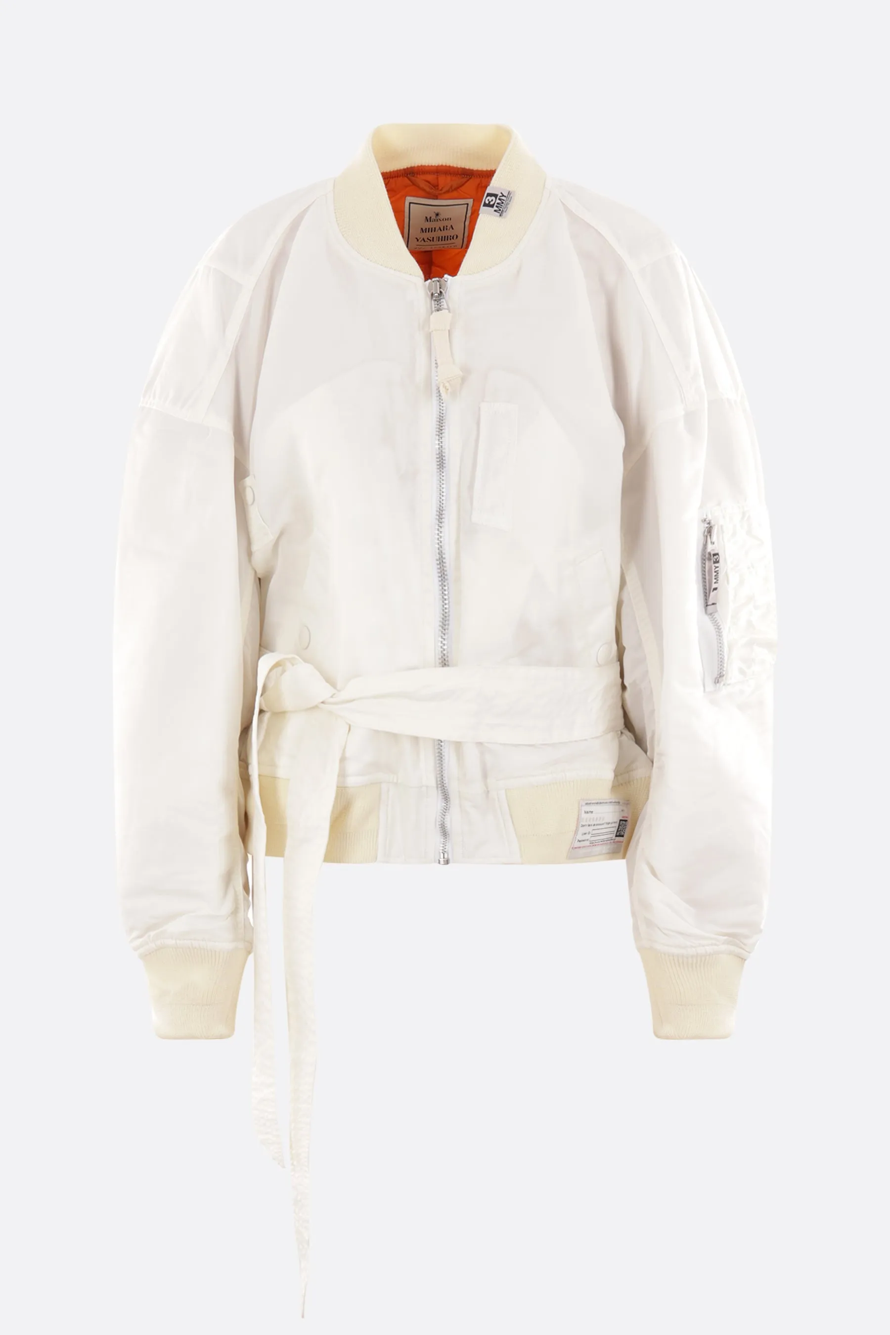 Flight nylon oversize bomber jacket