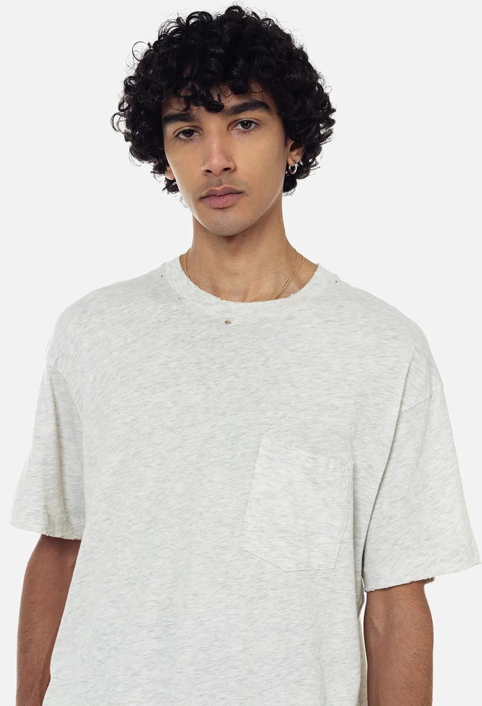 Folsom Pocket Tee / Vintage Heather Grey