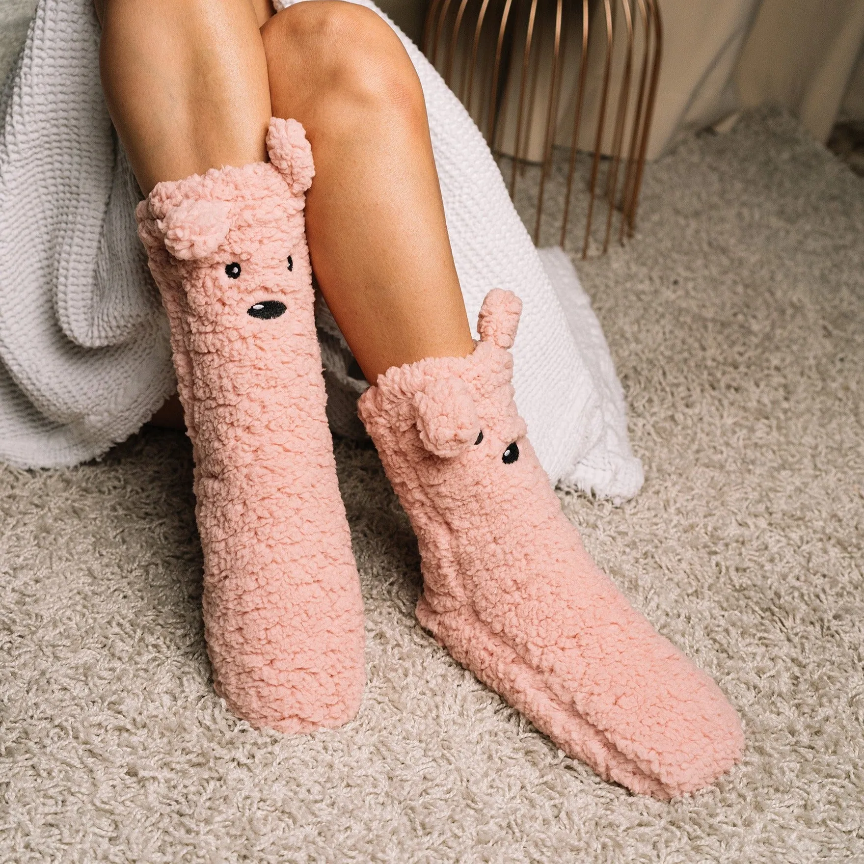 Furry Animal Barefoot Socks (Vuxna)