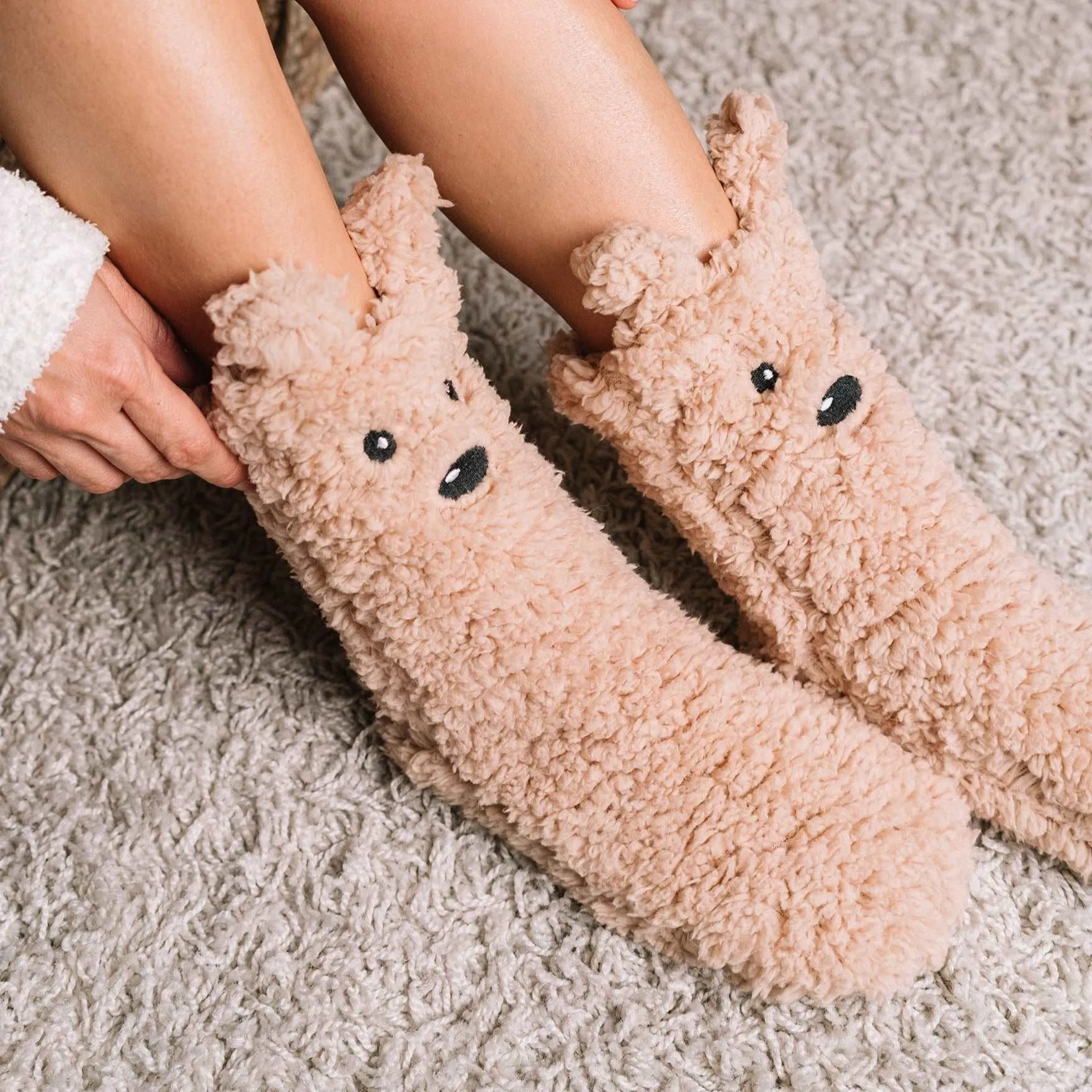 Furry Animal Barefoot Socks (Vuxna)