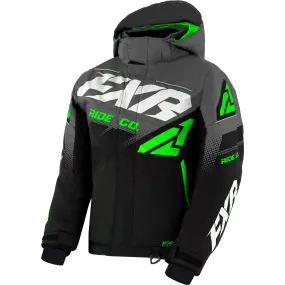 FXR Boost Youth Jacket Black/Char/Lime