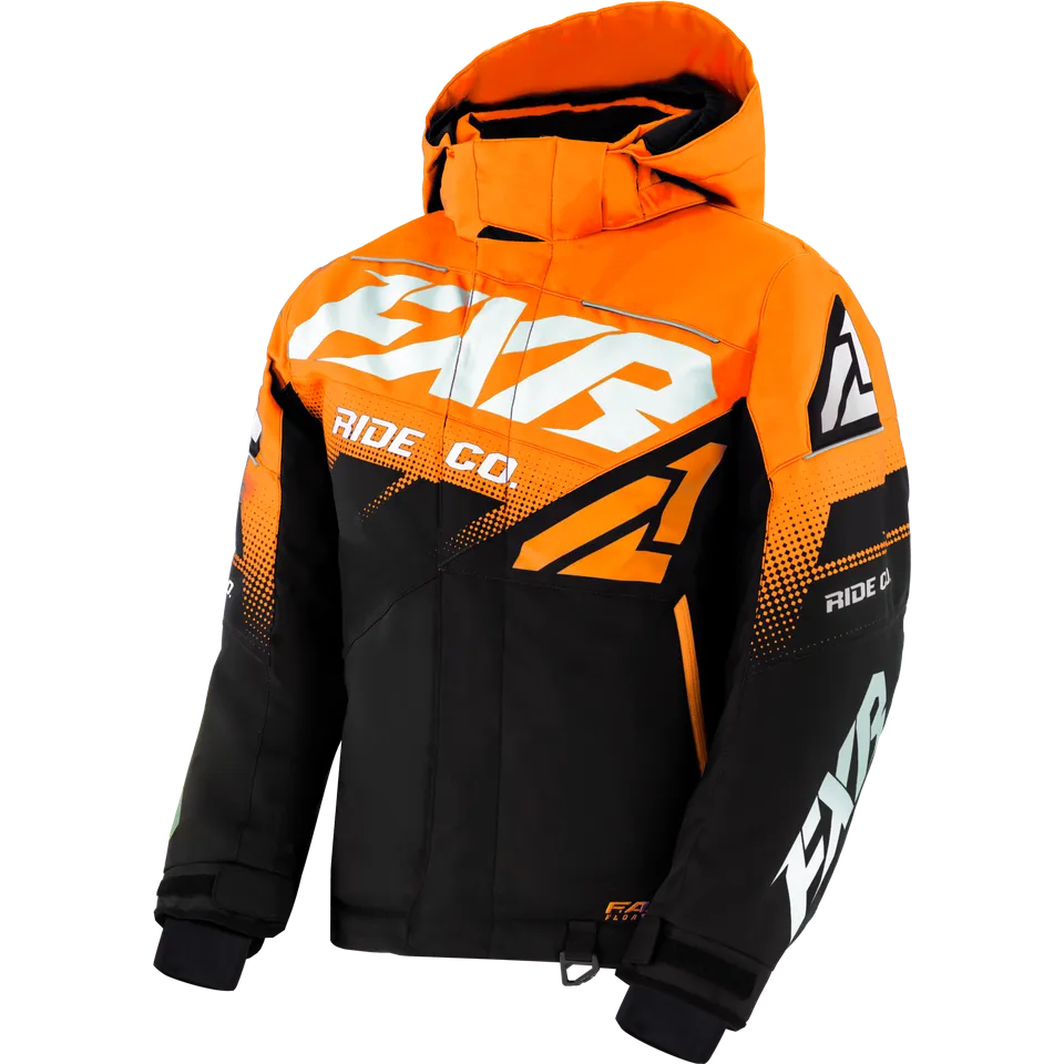 FXR Boost Youth Jacket Black/Orange/White