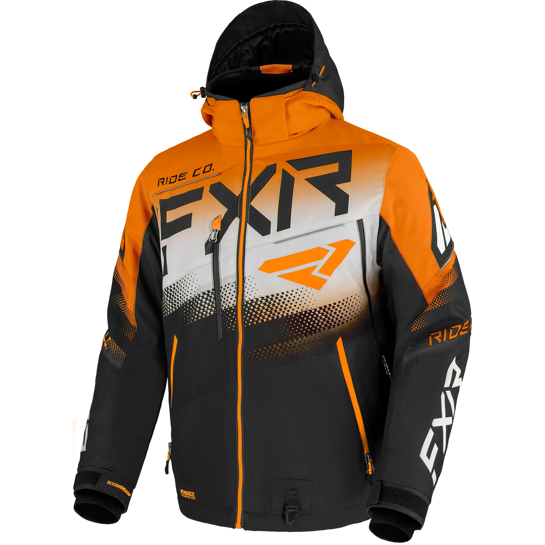 FXR Men's Boost FX Jacket Black/Orange/White