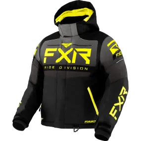 FXR Youth Helium Jacket Black/Char Fade/Hi-Vis