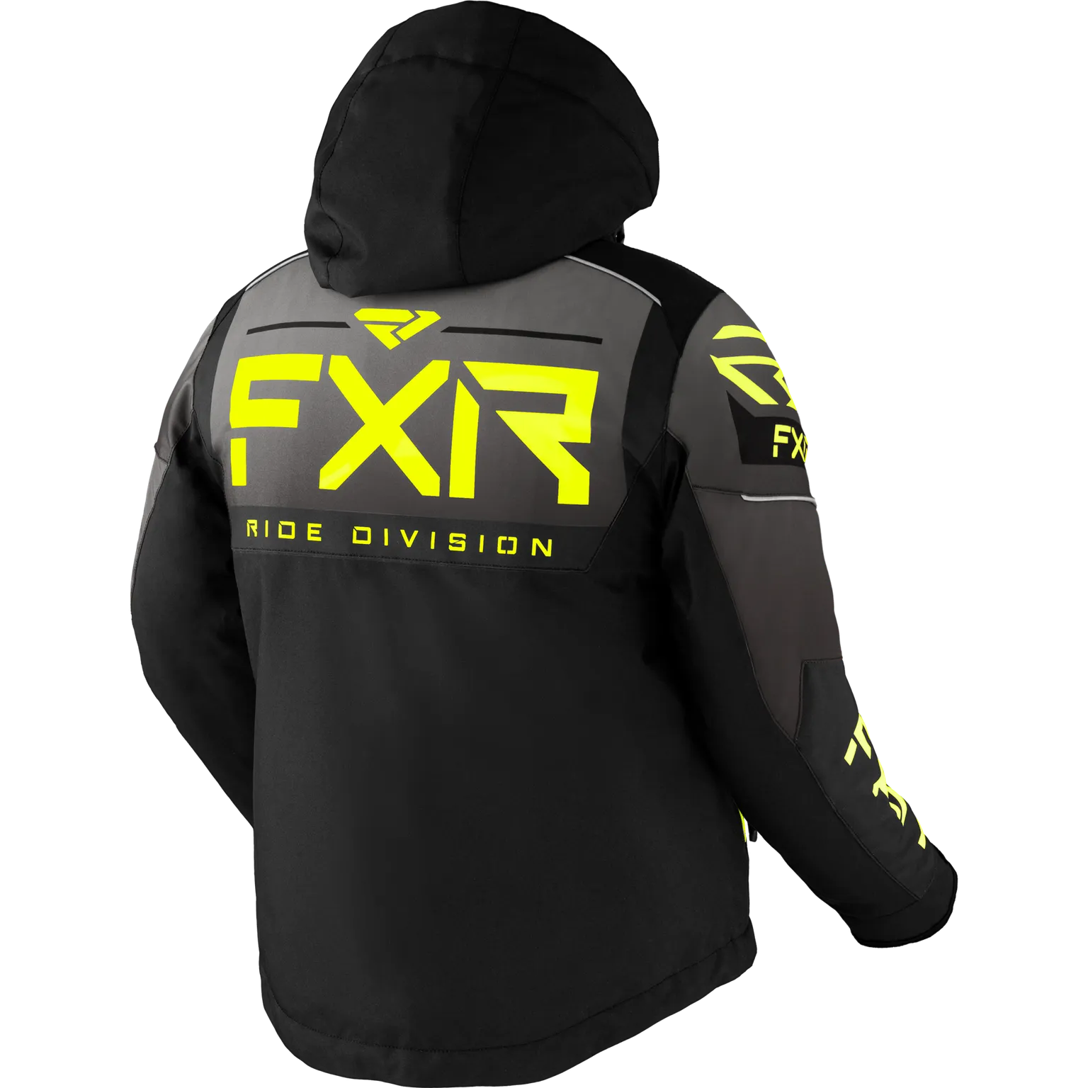 FXR Youth Helium Jacket Black/Char Fade/Hi-Vis