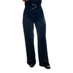 Gaudì Long trousers with buckle 121FD25014 2001 black